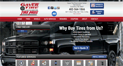 Desktop Screenshot of gavertireandauto.com