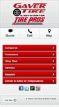 Mobile Screenshot of gavertireandauto.com